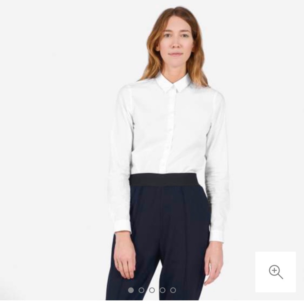 Everlane The Slim Stretch Poplin Shirt NWOT